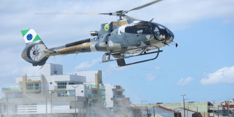 Comando de Aviação da PMPR reforça regras e alerta sobre uso de drones em áreas com operações