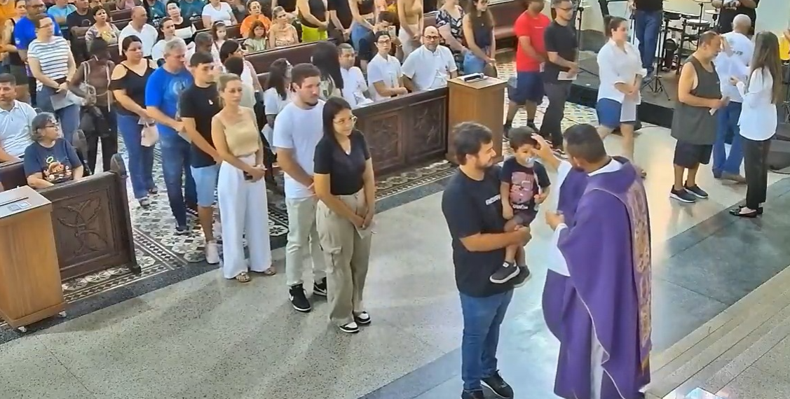 Quaresma tem início no Santuário do Rocio com Missa de Cinzas e convite à conversão espiritual