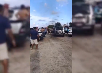 Mulher morre após ser atropelada durante confusão na praia de Guaratuba