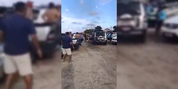 Mulher morre após ser atropelada durante confusão na praia de Guaratuba