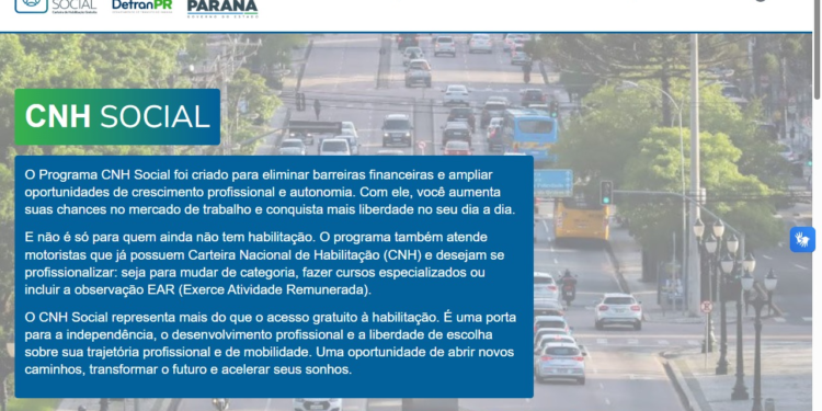 26 mil paranaenses se inscrevem na CNH Social em tempo recorde