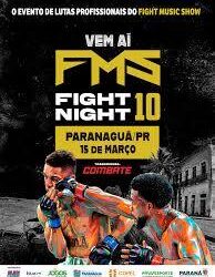 FMS Fight Night chega a Paranaguá com grandes lutas de boxe e MMA