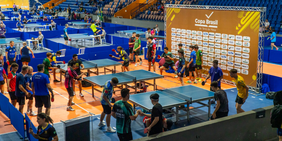 Paranaguá sedia maior Copa Brasil de Tênis de Mesa da história e bate recorde de inscrições