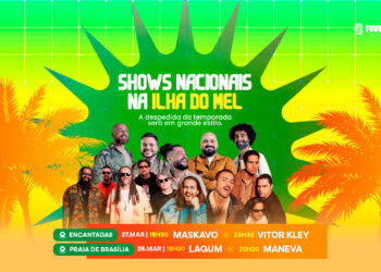 Shows nacionais vão movimentar a Ilha do Mel neste fim de semana