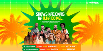 Shows nacionais vão movimentar a Ilha do Mel neste fim de semana