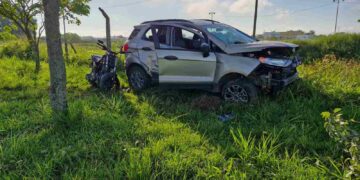 Motociclista morre em grave colisão na Avenida Bento Munhoz da Rocha, em Paranaguá