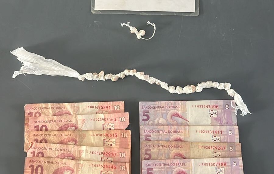 Suspeito de tráfico de drogas é preso pela Polícia Militar em Guaratuba