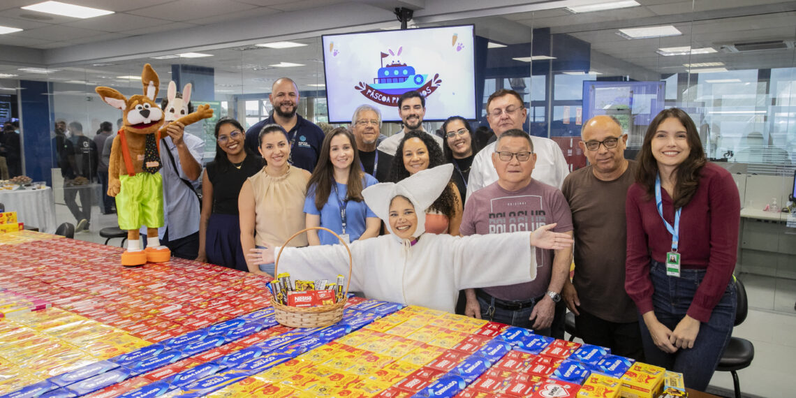 Portos do Paraná reúne empresas em ação solidária de Páscoa