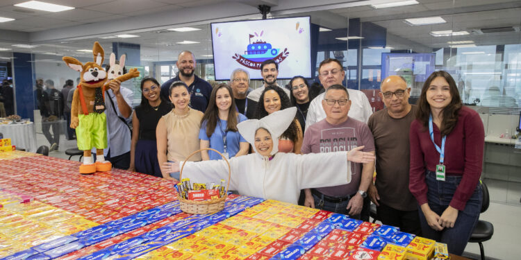 Portos do Paraná reúne empresas em ação solidária de Páscoa