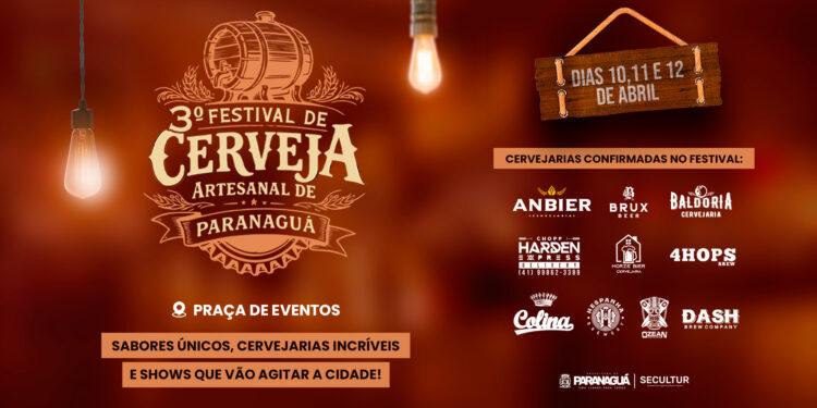 Começa hoje o 3º Festival da Cerveja de Paranaguá