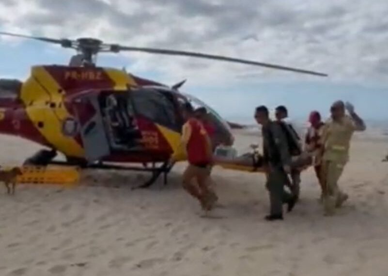 Idoso morre após afogamento ao tentar salvar neto em Caiobá