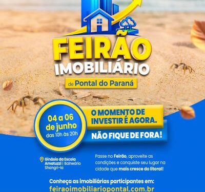 Feirão Imobiliário em Pontal do Paraná terá condições especiais e reúne grandes oportunidades no litoral