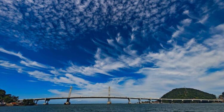 Ponte de Guaratuba entra na reta final com quase 500 trabalhadores a duas semanas da inauguração