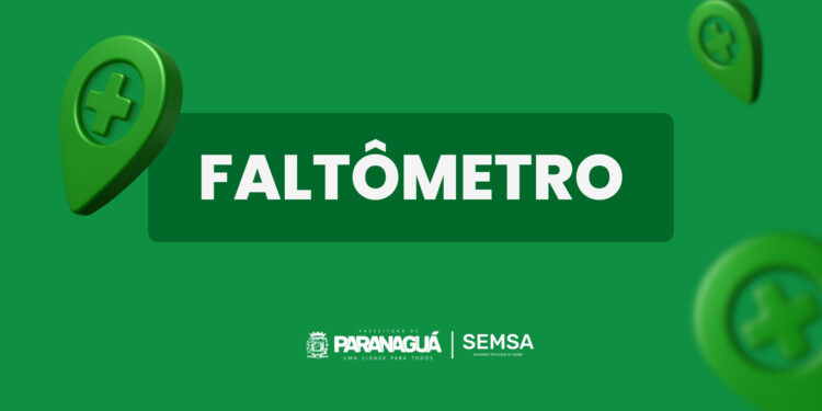 SAÚDE DE PARANAGUÁ LANÇA CAMPANHA “FALTÔMETROS” PARA REDUZIR AUSÊNCIAS EM CONSULTAS