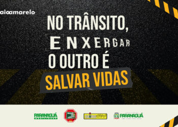 Maio Amarelo 2026 mobiliza Paranaguá com ações educativas e de conscientização no trânsito