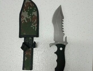 GCM de Paranaguá atende ocorrência de ameaça com arma branca e encaminha suspeito à delegacia