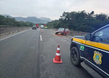 Grave acidente na BR-277 deixa motorista morto na região da Pixirica em Paranaguá