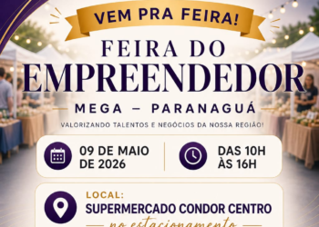Feira do Empreendedor MEGA acontece neste sábado em Paranaguá