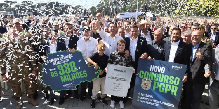 PARANÁ ANUNCIA INVESTIMENTO HISTÓRICO DE R$ 338 MILHÕES EM SEGURANÇA PÚBLICA