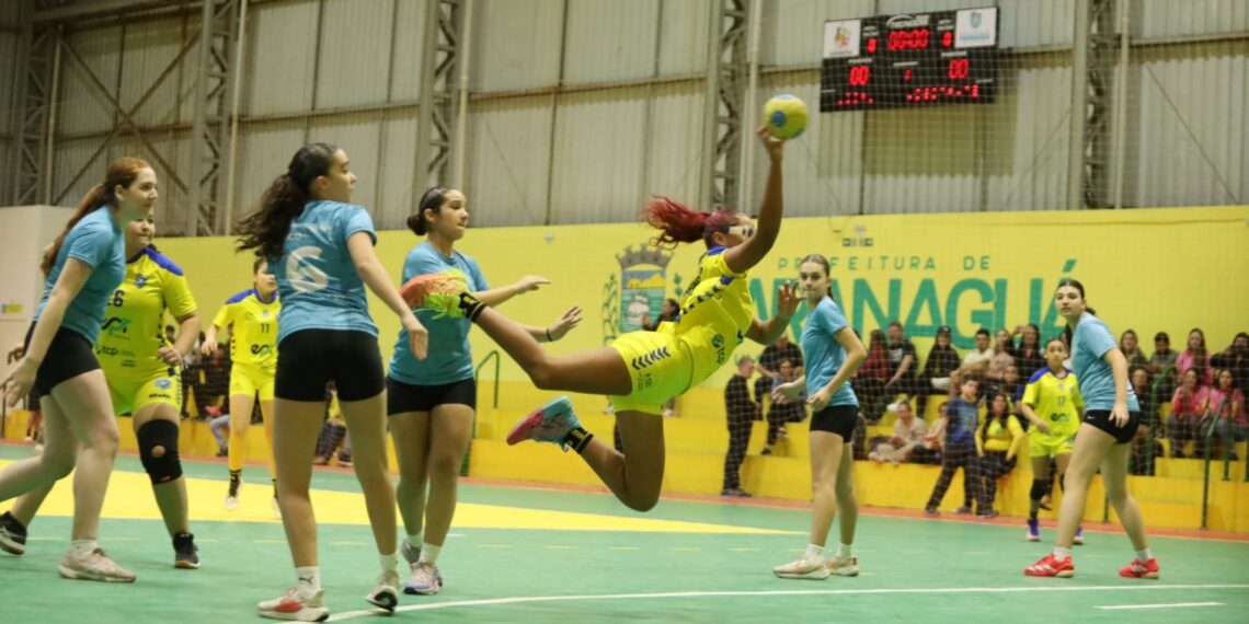 Paranaguá encara Curitiba nas semifinais do handebol dos Jogos da Juventude do Paraná