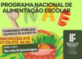 IFPR Campus Paranaguá abre chamada pública para compra de alimentos da agricultura familiar