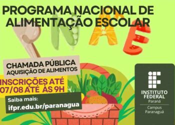 IFPR Campus Paranaguá abre chamada pública para compra de alimentos da agricultura familiar