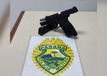 Homem é preso após disparo de arma de fogo dentro de casa e ameaça durante discussão em Paranaguá