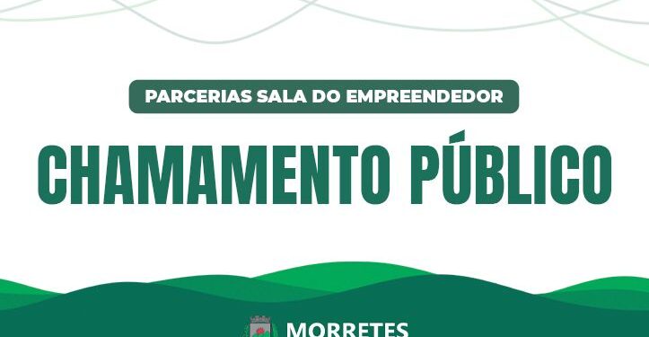 Prefeitura de Morretes abre chamamento público para parcerias com a Sala do Empreendedor