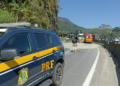 Engavetamento deixa dois mortos e interdita totalmente a BR-277 em Morretes