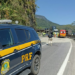 Engavetamento deixa dois mortos e interdita totalmente a BR-277 em Morretes