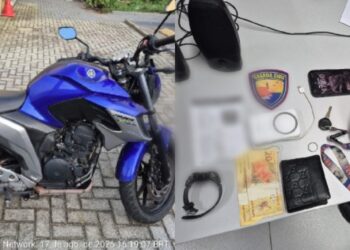 Motocicleta com alerta de furto é recuperada pela GCM durante negociação em Paranaguá