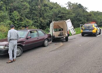 Fuga, perseguição e colisão: suspeito de envolvimento em roubos de cargas é detido em Matinhos