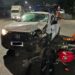 Motociclista fica ferido após colisão com carro na Avenida Atílio Fontana