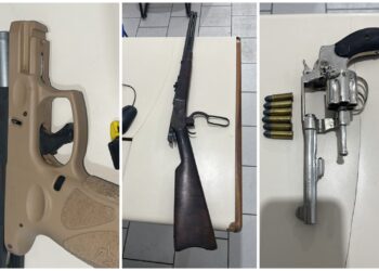Ex-companheiro é alvo de busca após ameaças e polícia apreende três armas em Guaratuba