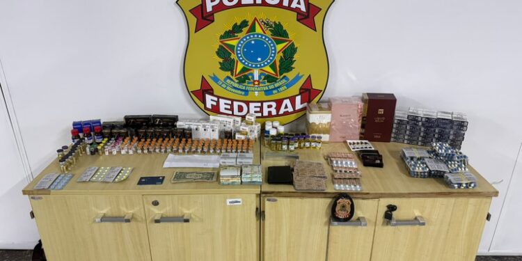 PF prende três pessoas com medicamentos para emagrecimento e anabolizantes em Paranaguá