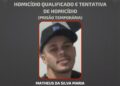 PCPR divulga foto de foragido investigado por homicídio e três tentativas em Guaratuba