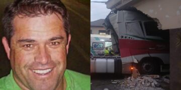 Caminhoneiro que morreu após colisão com imóvel foi identificado